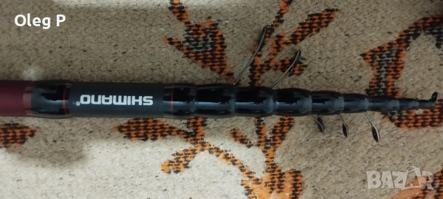 shimano телескоп с водачи 5 м.,но е 4,7м , снимка 5 - Въдици - 53277376