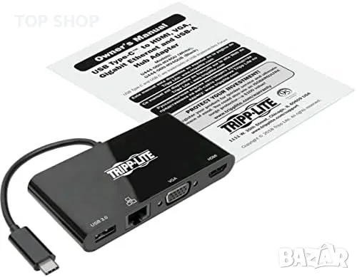 Нов 4K HDMI USB-C Адаптер HDMI, USB-A 3.2 Gen, снимка 2 - Друга електроника - 49498033