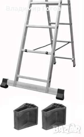 Тапа / тапи за основа на професионална алуминиева стълба CORDA, снимка 3 - Други инструменти - 43658377