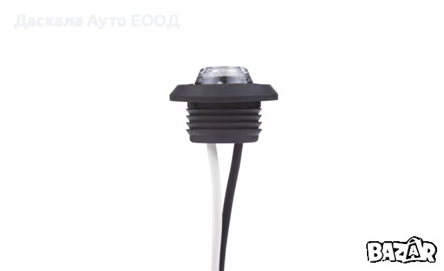 1 бр. кръгли LED ЛЕД габарити БЕЛИ за ролбар Eagle Eye 12-24V , Полша, снимка 5 - Аксесоари и консумативи - 37339267