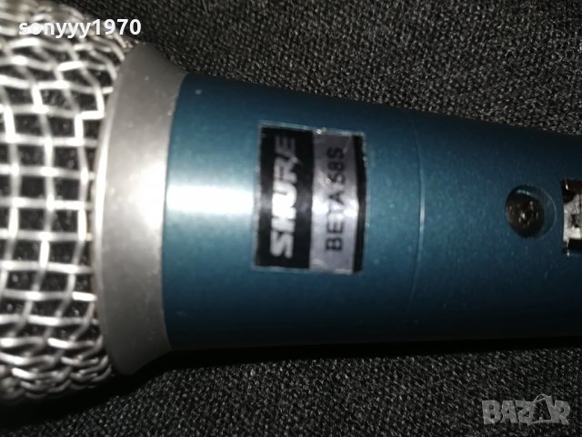 shure beta sm58s-vocal-внос швеицария, снимка 8 - Микрофони - 28514676