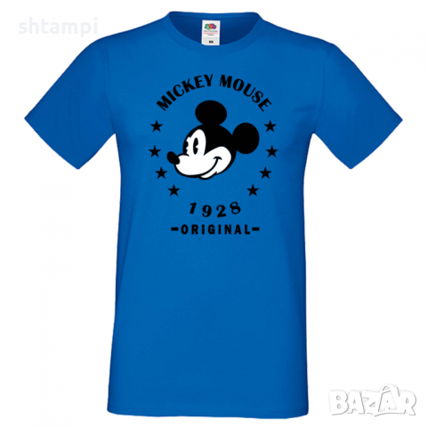 Мъжка тениска Mickey Mouse Original 1928 Подарък,Изненада,Рожден ден, снимка 2 - Тениски - 36577434
