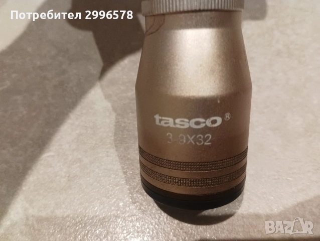 Оптика Tasco 3-9 x 32 за флоберка въздушна пушка, снимка 6 - Въздушно оръжие - 52110321