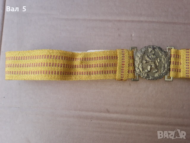 Параден офицерски колан - БНА , НРБ, снимка 2 - Антикварни и старинни предмети - 50447801