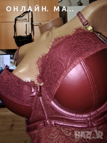 Кожен  Комплект 85D /L , снимка 3 - Корсети, бюстиета, топове - 39720414