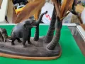 Статуетка от кост рог слончета слон, снимка 3