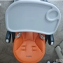 Италианско детско столче за хранене Peg Perego Siesta с чисто нова кожена тапицерия, снимка 7