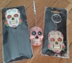 Sugar Skulls /Calavera de azúcar Книгоразделител,ключодържател и поставка с щипка за бележки, снимка 1