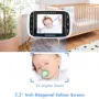 Видео бебефон  с дистанционна камера и 8 приспивни песни HelloBaby, снимка 8
