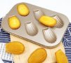6 Мадлени мидички метална тефлонова форма тава тефлон за сладки бисквитки тесто, снимка 2