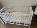 Бебешко креватче, матрак и чаршафи, завивка, снимка 1
