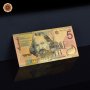 Australia $ 5 цвят злато 2001г., снимка 4
