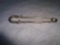 СТАРА СРЕБРСТА ИГЛА ФИБУЛА РЕТРО НАКИТ УКРАШЕНИЕ БРОШКА 92781, снимка 2