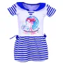 Нова детска моряшка рокличка с яка и трансферен печат Момиче на Сърф, снимка 1