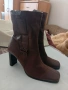Италиански дамски ботуши естествена кожа , снимка 1