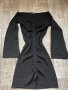 Нова елегантна ежедневна акрил  черна еластична фабрично плетиво плетка  рокля рипс , снимка 10