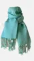 Светлозелен шал от 55 % вискоза и 45 % акрил, снимка 4