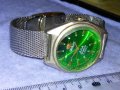 ORIENT AAA Crystal 21 JEWELS Стар МАРКОВ ЯПОНСКИ МЕХАНИЧЕН ЧАСОВНИК с Неръжд СТОМАНЕНА ВЕРИЖКА 36571, снимка 3