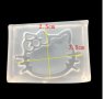 Hello Kitty Коте Кити глава мини силиконов молд форма калъп за фондан смола бижута шоколад, снимка 2