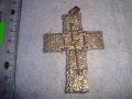 АЖУРЕН СРЕБРИСТ ВИНТИДЖ АРТ КРЪСТ 27504, снимка 4