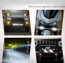 Мини матрични светлини за решетка на автомобил, жълти и бели LED светлини., снимка 6