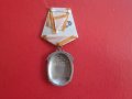 Руски сребърен орден медал с емайл Знак Почета , снимка 4
