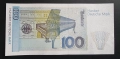 Германия. ФРГ. 100 дойче марки. 1996 година. UNC. !!! Банкнота номер 2 ., снимка 2
