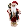 Коледна реалистична фигура Дядо Коледа с чувал и фенер 45cm, снимка 1