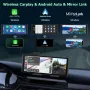 Carplay за кола 9.3'' IPS сензорен екран, с 4K HD Dash Cam+1080P задна, снимка 2