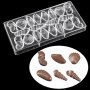 Морско Дъно морски пластмасова форма Поликарбонатна отливка калъп Шоколадови бонбони пралини