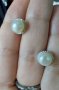 Японски дизайнерски обеци с естествена перла и циркон - проба 925 / Oт "Swan" pearls 