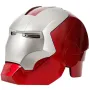 Marvel Маска Електронен шлем Iron Man светещи очи Железния човек Марвел сребърно с червено, снимка 6