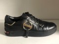 Love Moschino Logo Plaque Embellished Lace-up Sneakers Black Size uk 8 eu 41, снимка 8