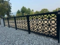 Лазерно изрязано пано за ограда + метален кол, снимка 13