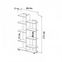 Етажерка,стелаж,библиотека(код-0512), снимка 3
