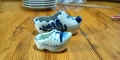 Декоративни порцеланови обувки тип "сабо" (клопки) Delft Blue, снимка 2