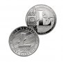 1 Лайткойн монета / 1 Litecoin ( LTC ) - Silver, снимка 4