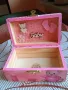 Ръчно изработена дървена кутия за бебе момиче , снимка 4