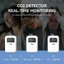 Нов монитор за качеството на въздуха CO2 въглероден оксид детектор, снимка 5