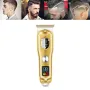 Професионална машинка за подстригване Kemei KM-078 – Златен/Черен цвят, Turbo режим, LCD дисплей, снимка 4