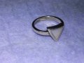 СКЪПОЦЕНЕН СРЕБЪРЕН АРТ ПРЪСТЕН СРЕБРО 925 АНГЛИЯ с ШЛИФОВАН ЛУНЕН КАМЪК 40209, снимка 11