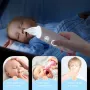 Бебешки аспиратор за нос bubbacare  ,акумулаторен, 3 силиконови смукателни дюзи, музика, снимка 6