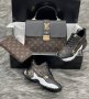 Дамска чанта портфейл и спортни обувки Louis Vuitton 103, снимка 1 - Дамски ежедневни обувки - 33607297