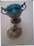 Стара захарница бонбониера  ВМФ Уникат с оригиналното стъкло  wmf, снимка 1 - Антикварни и старинни предмети - 37460864