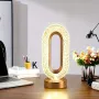 USB-Зареждаща се овална LED Маслена Лампа,Включва Вградена Зареждаща се Батерия, снимка 2