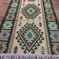 🟤🟢🔵🔴 Пътеки и килими с чипровски десен в четири цвята 🔴🔵🟢🟤, снимка 5 - Други - 32714505