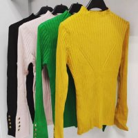 Цветни блузки 💛💚💗🖤, снимка 3 - Блузи с дълъг ръкав и пуловери - 39066615