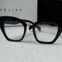 Celine прозрачни слънчеви очила очила за компютър диоптрични рамки, снимка 7 - Слънчеви и диоптрични очила - 44865769