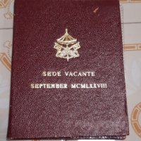 Възпоменателна сребърна монета 500 Lire - Sede Vacante September, в обложка, снимка 1 - Нумизматика и бонистика - 43439290