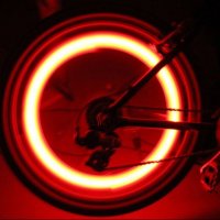 Ярка И Забележима Червена Led Светлина За Шпици + Безплатна Доставка, снимка 1 - Аксесоари за велосипеди - 31982645